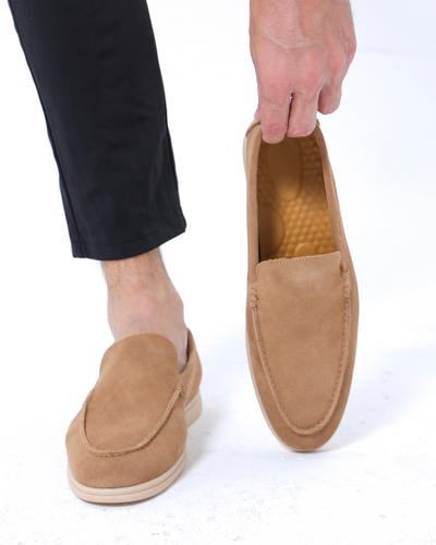 Eski Para Premium Süet Loafer Ayakkabılar