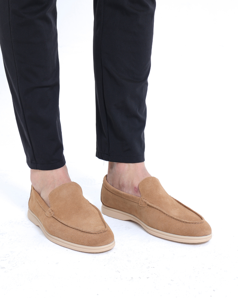 Eski Para Premium Süet Loafer Ayakkabılar