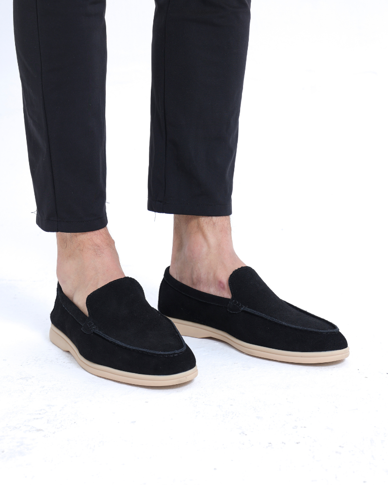 Eski Para Premium Süet Loafer Ayakkabılar