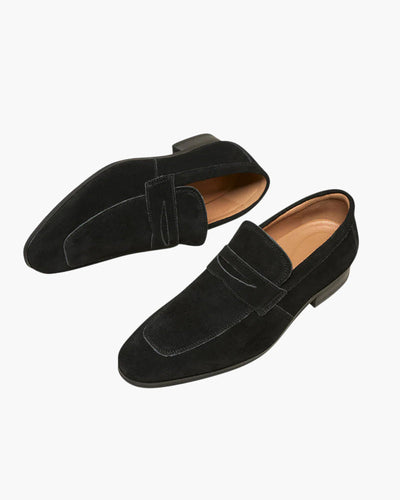 Eski Para Deri Penny Loaferler