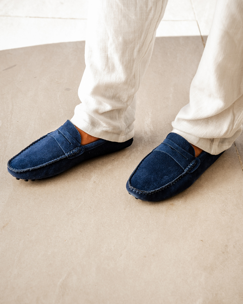 Süet Sürücü Loaferlar