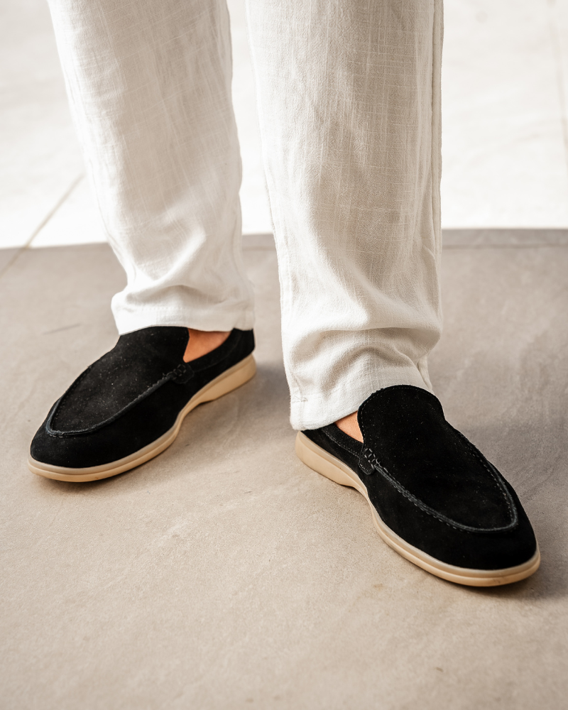 Eski Para Premium Süet Loafer Ayakkabılar