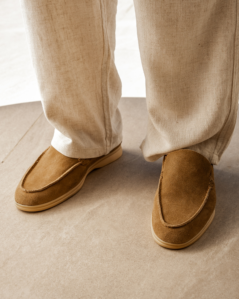 Eski Para Premium Süet Loafer Ayakkabılar