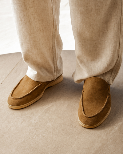 Eski Para Premium Süet Loafer Ayakkabılar